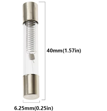 Fusible especial para horno microondas de 5KV, 6x40MM, 1A, fusible de tubo de vidrio 5000V, 1A, 6x40mm, fusible de alta presión